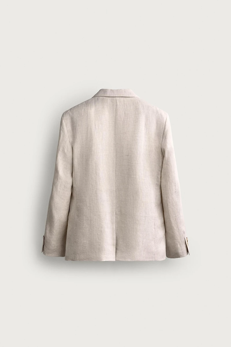100% LINEN SUIT BLAZER
