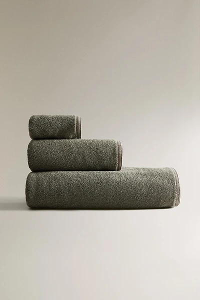 SERVIETTE DE BAIN DOUBLE SURPIQÛRE