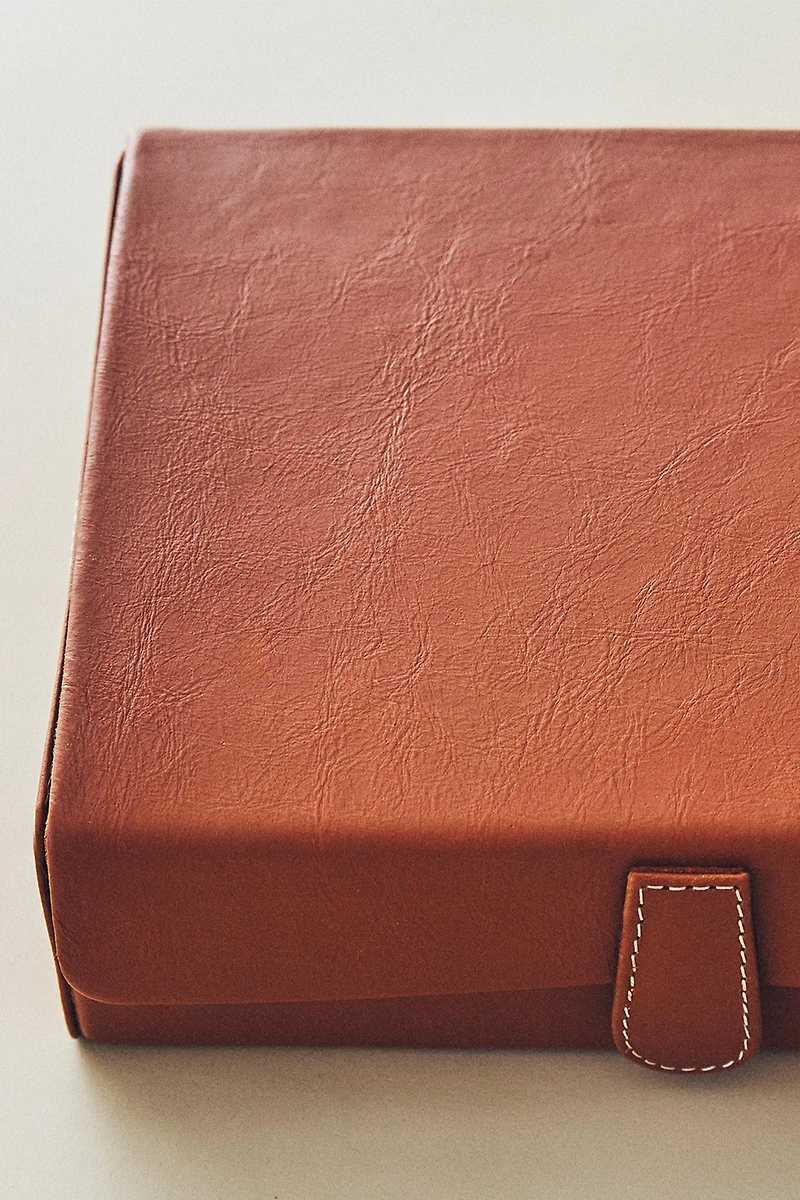 PETITE TROUSSE DE TOILETTE CUIR COMPARTIMENTS