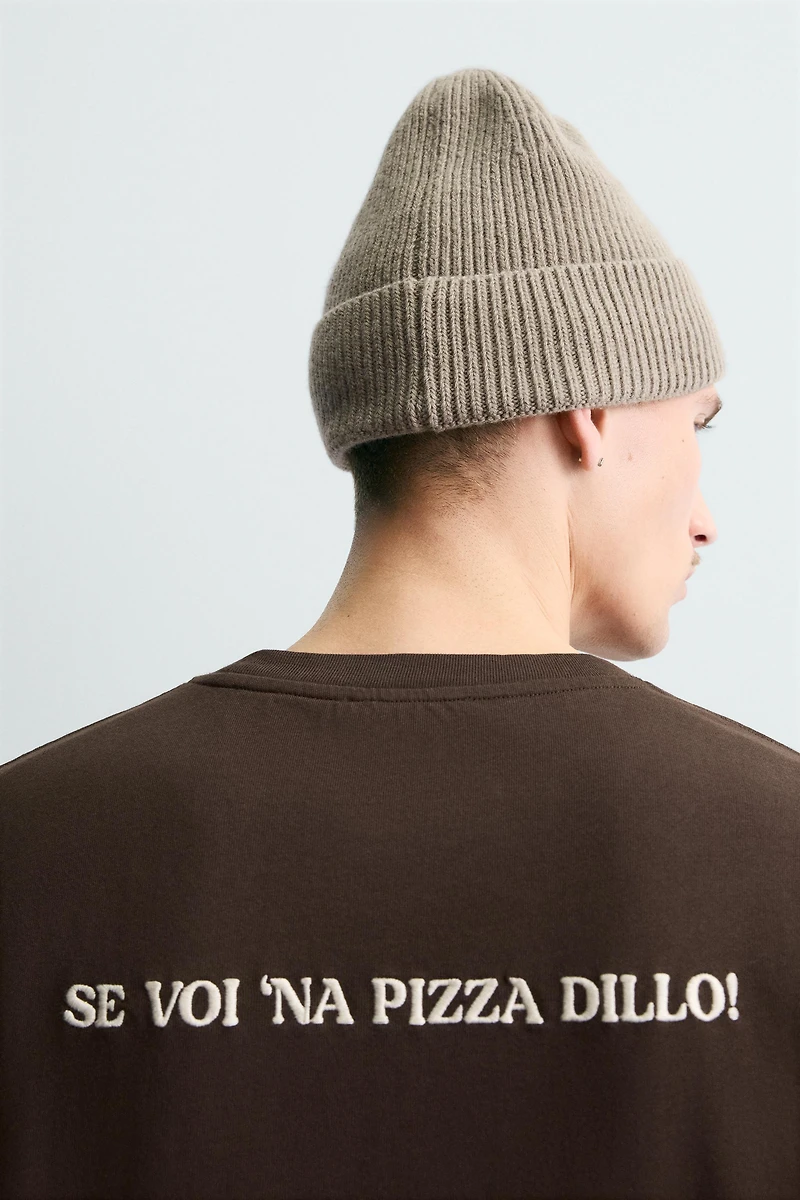 T-SHIRT IMPRIMÉ PIZZERIA LA MONTECARLO