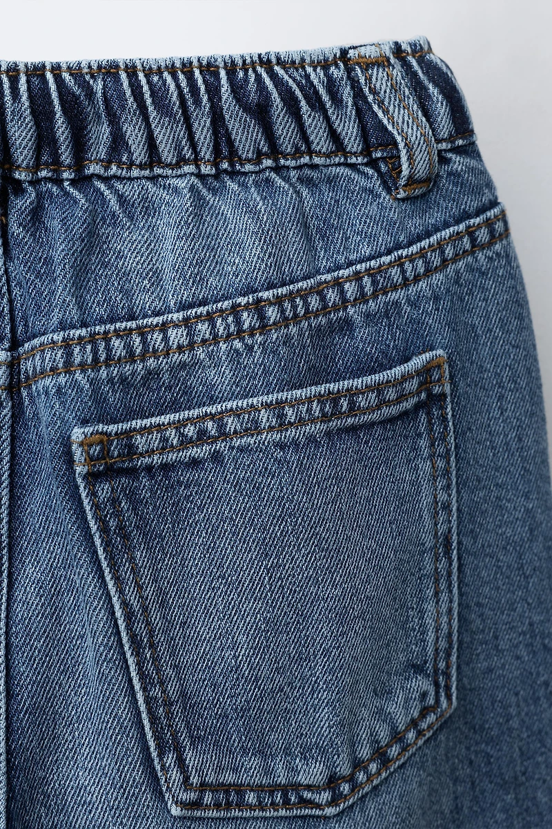 JEAN WIDE LEG LACET