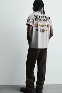 T-SHIRT MOTIFS GRAPHIQUES MOTO