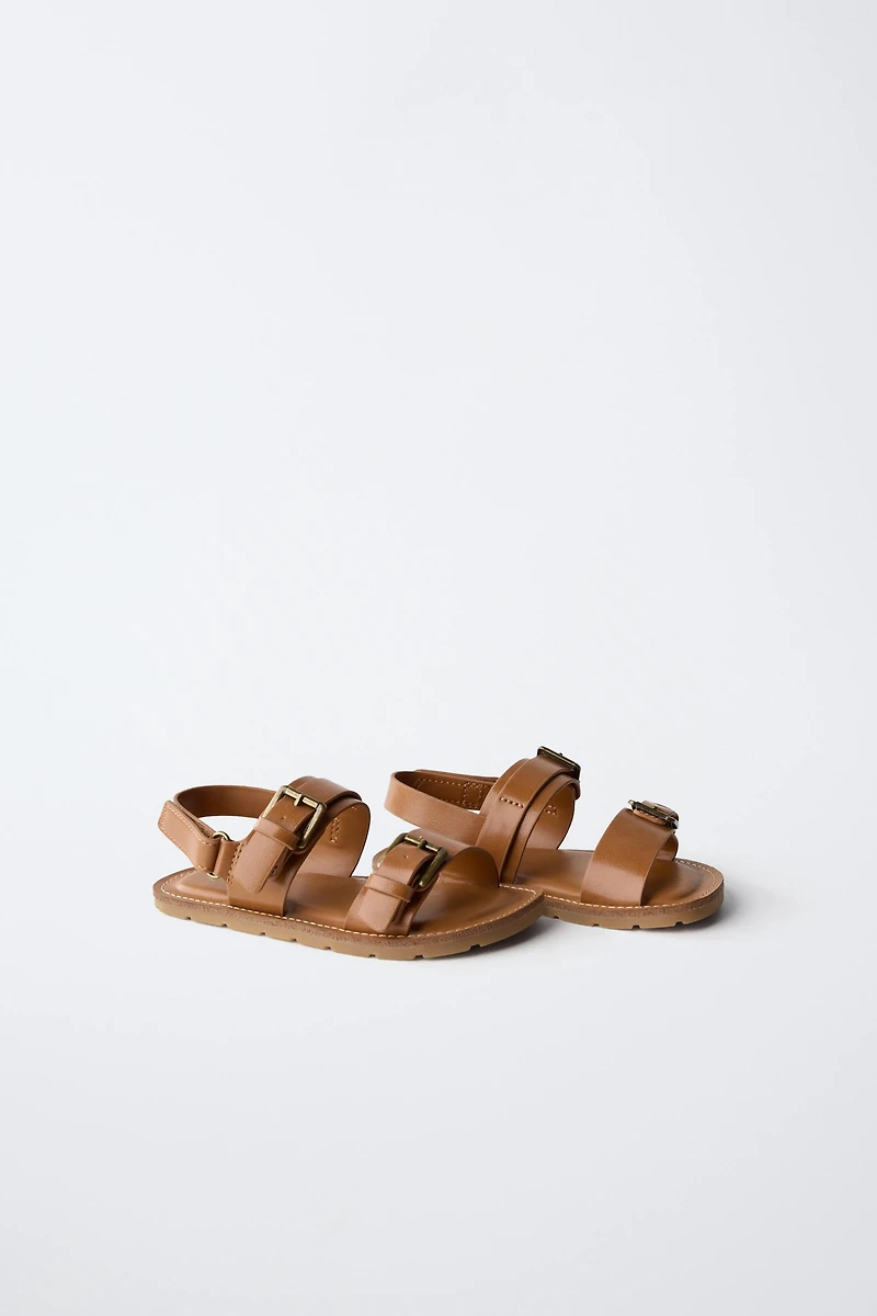 BUCKLED SANDALS