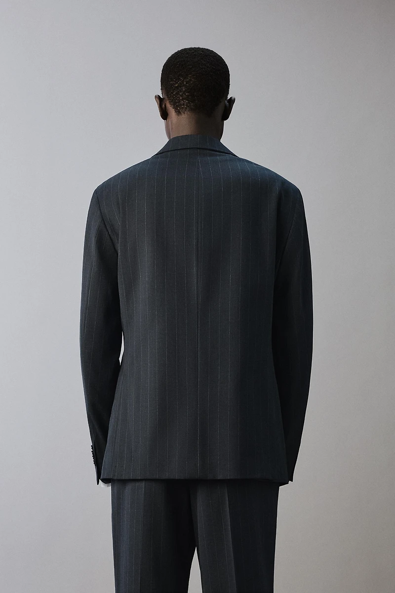 PINSTRIPE SUIT BLAZER