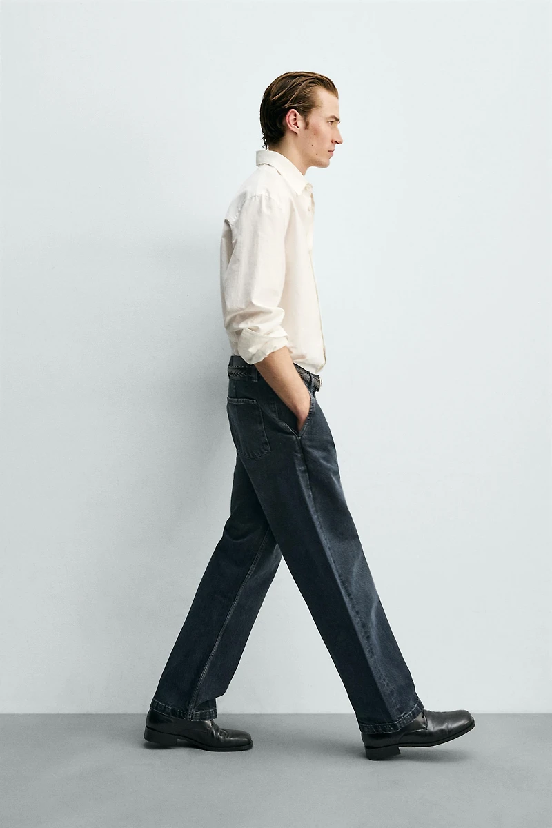 DENIM CHINO PANTS