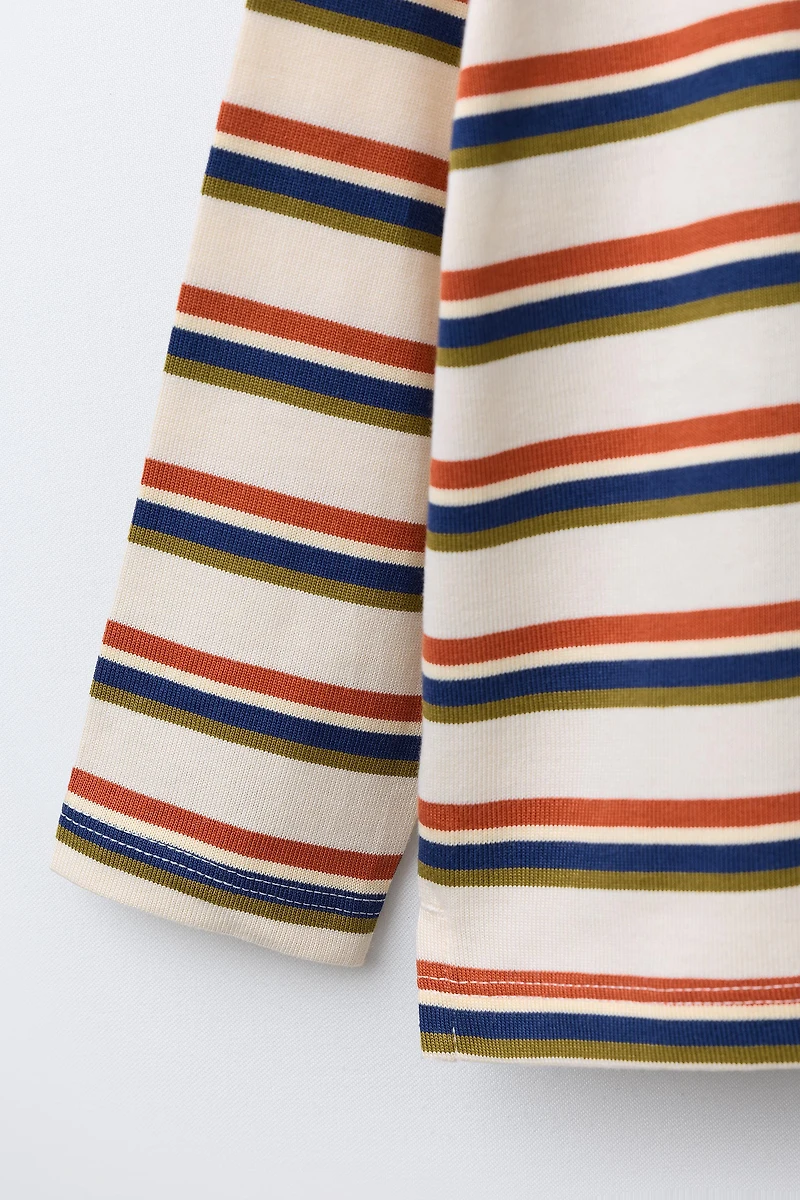 HEAVYWEIGHT STRIPED T-SHIRT