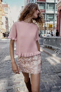 SEQUIN MINI SKIRT