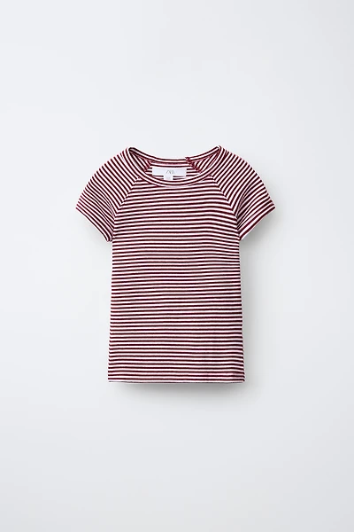 COTTON-MODAL STRIPED T-SHIRT