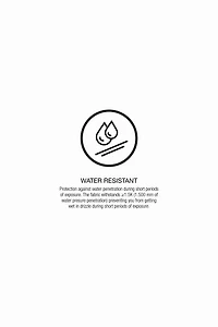 DOWN JACKET WITH REMOVABLE HOODIE, WATER RESISTANT AND WINDPROOF RECCO® SYSTEM SKI COLLECTION