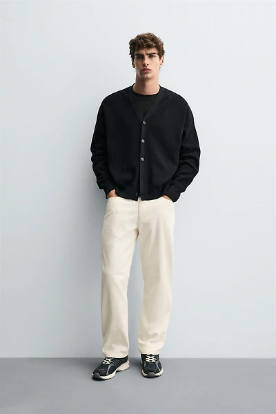 PANTALON REGULAR FIT EN VELOURS CÔTELÉ
