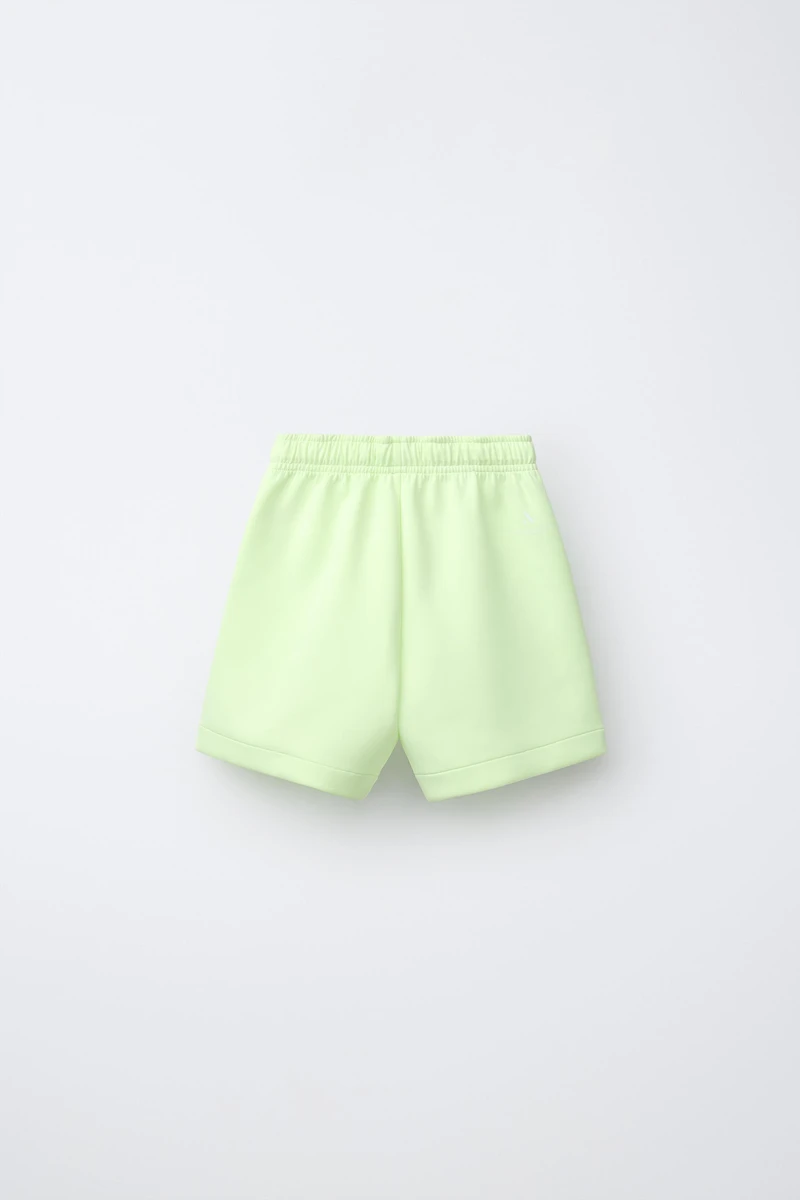 NEON NEOPRENE ATHLETIC SHORTS