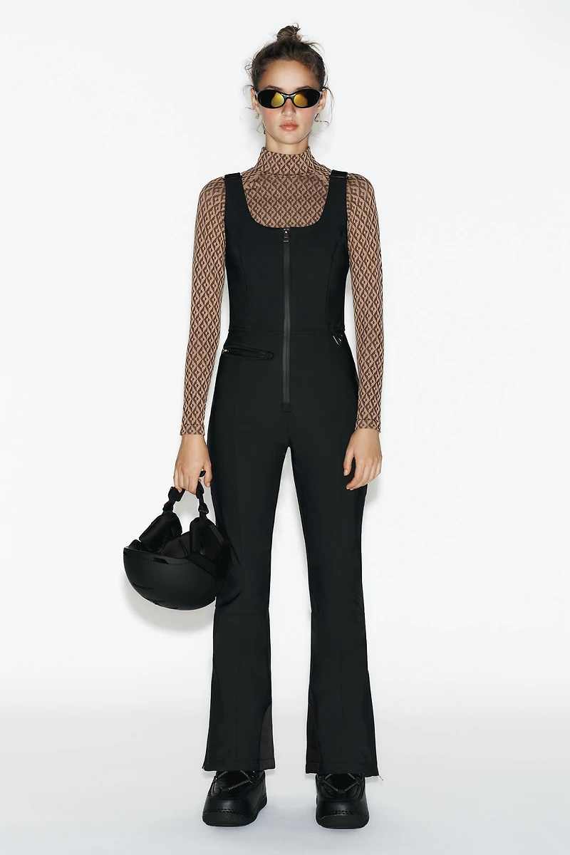 WATER RESISTANT WINDPROOF RECCO® TECHNOLOGY SKI COLLECTION BIB OVERALLS