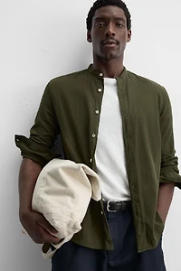WRINKLED LOOK SHIRT