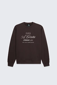 50TH ANNIVERSARY EMBROIDERED CREW NECK SWEATSHIRT