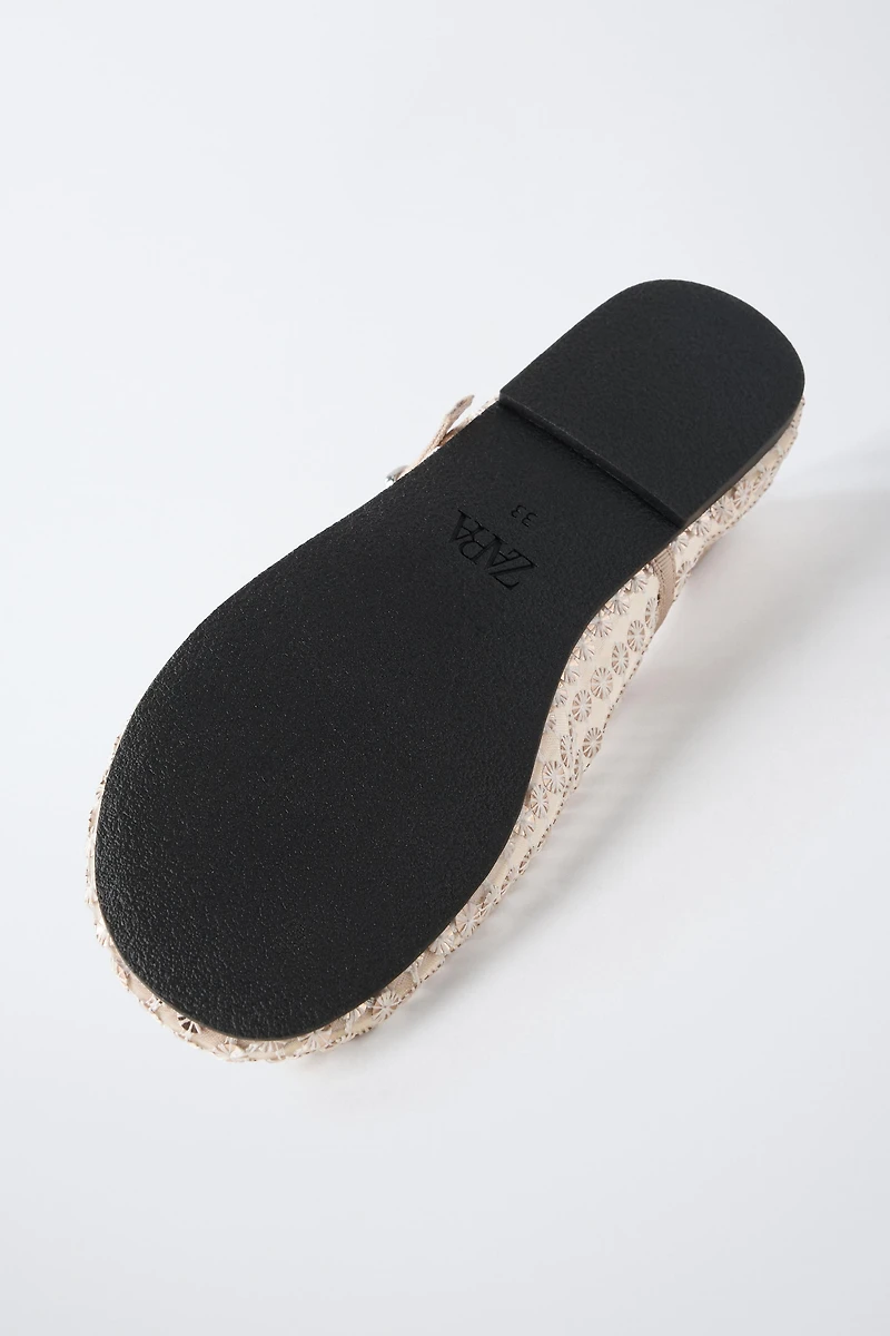 SEQUIN BALLET FLATS