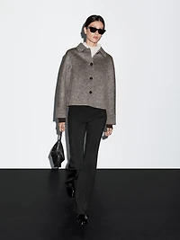 Short flecked coat
