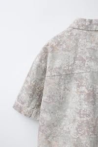 PRINTED TWILL SHIRT