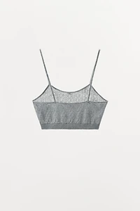 POINTELLE FLORAL BRALETTE