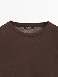 Long sleeve T-shirt with lace detail