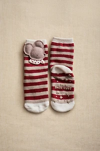 CHILDREN'S CHRISTMAS MOUSE STOCKING