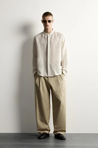100% LINEN RELAXED FIT SHIRT