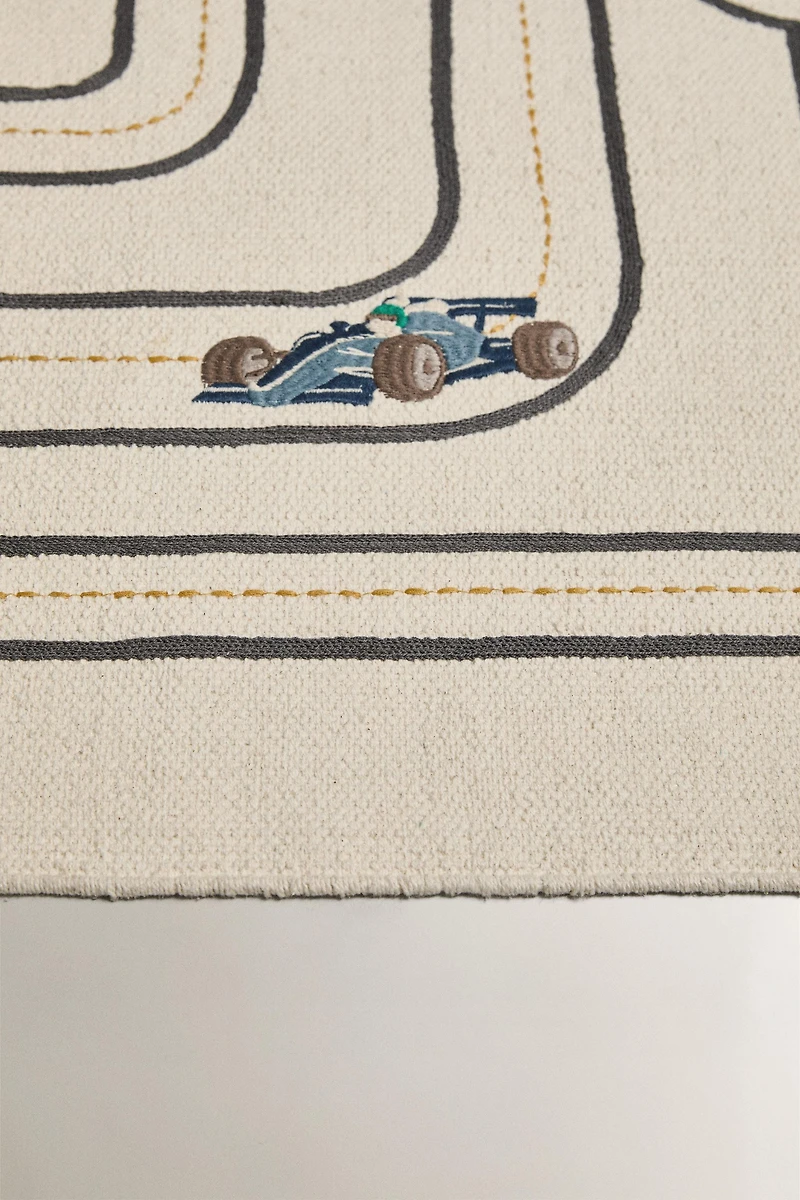 TAPIS ENFANT CIRCUIT DE COURSE