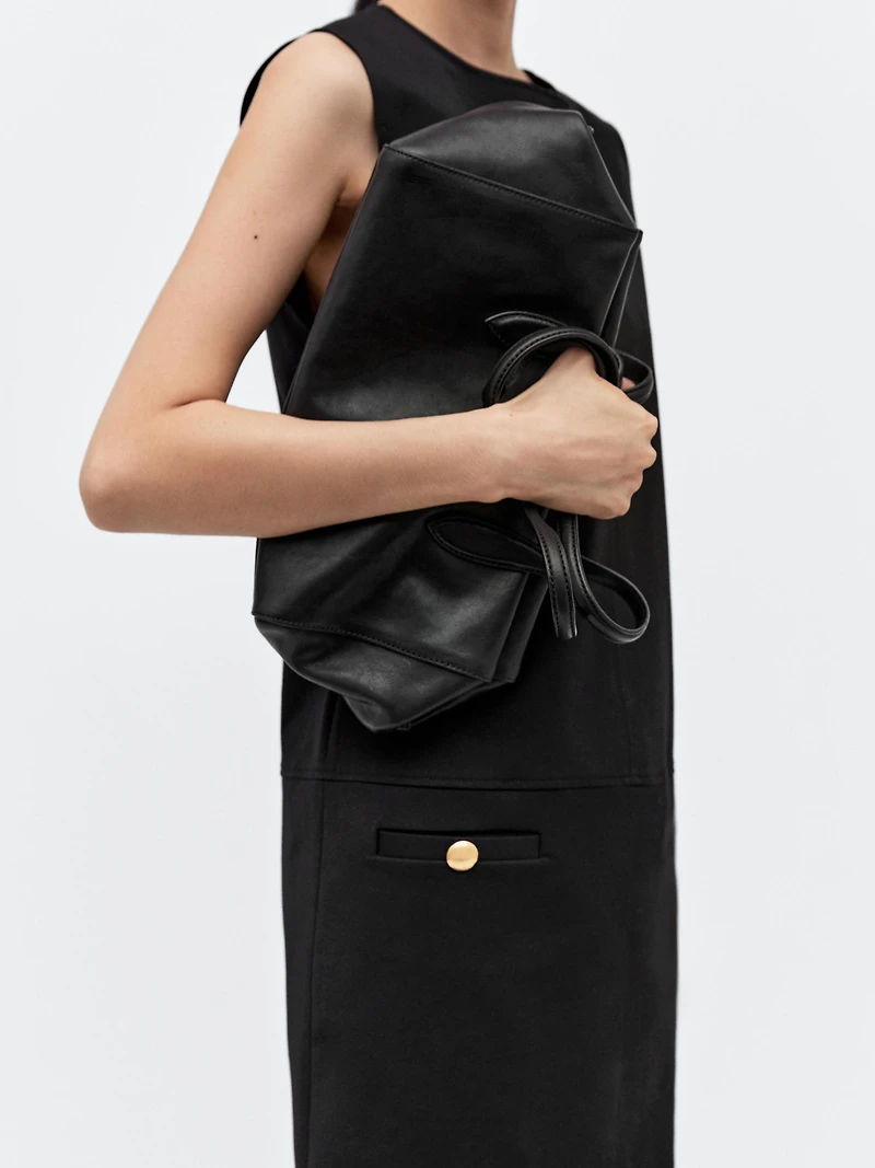 Short dress with button details