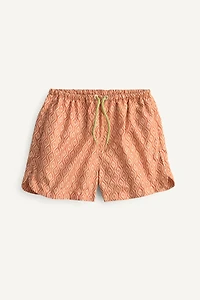 SHORT DE BAIN À IMPRIMÉ GÉOMÉTRIQUE ÉDITION LIMITÉE