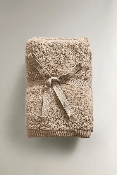 LOT SERVIETTES INVITÉS COTON PREMIUM (LOT DE 3)