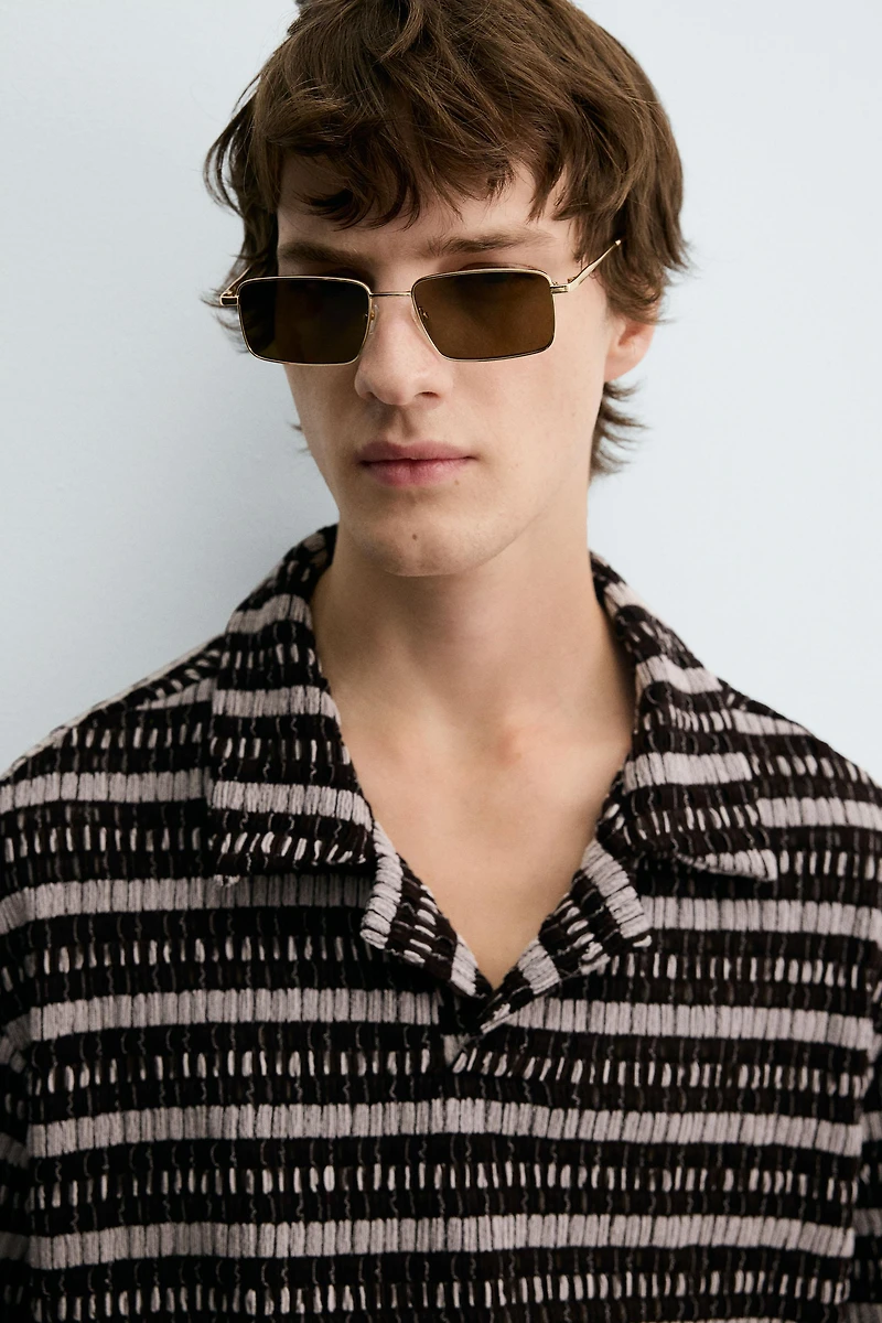 JACQUARD KNIT POLO