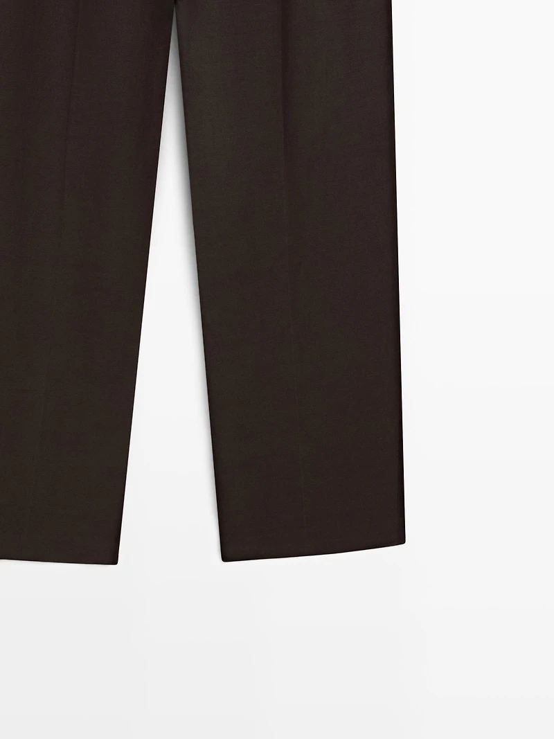 Darted trousers with belt loops - STUDIO