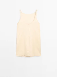 Short dress with back detail