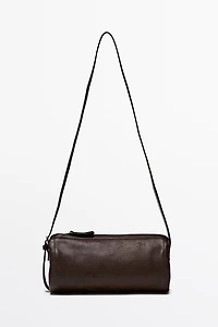 Nappa leather crossbody bag