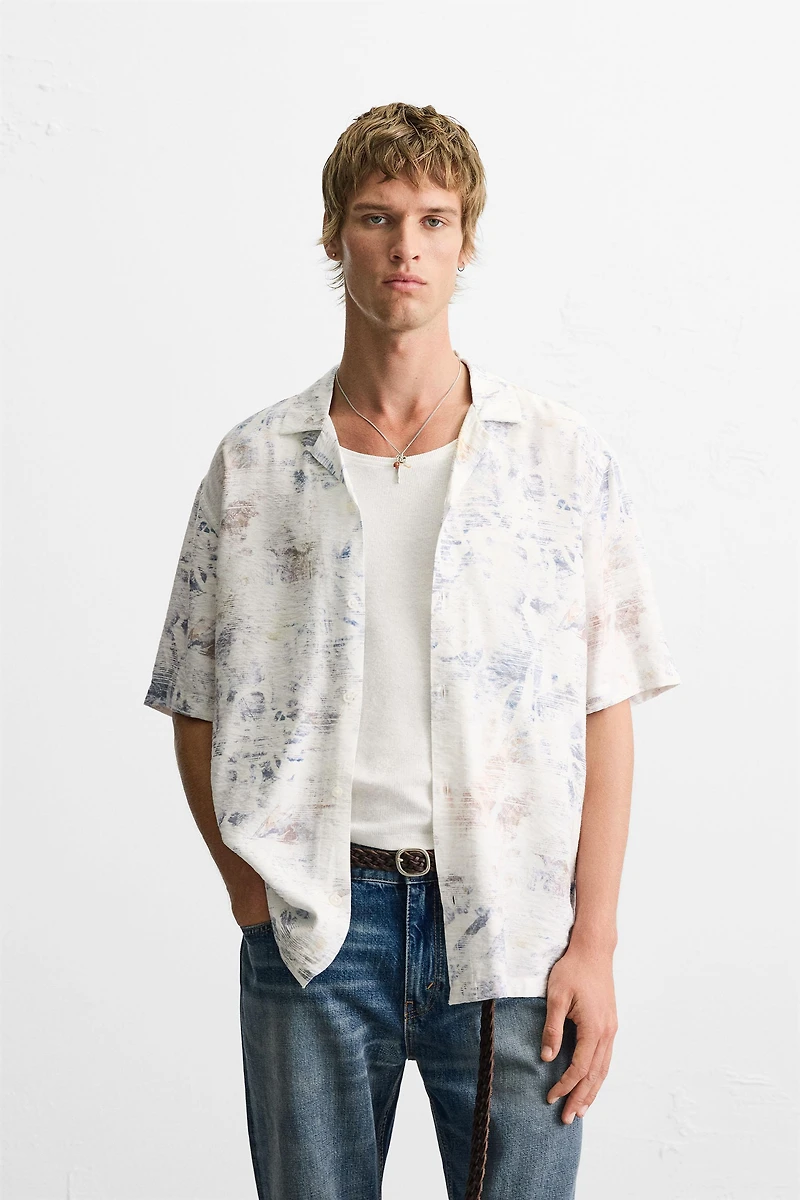 CHEMISE À IMPRIMÉ ABSTRAIT