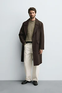 RELAXED FIT WOOL COAT