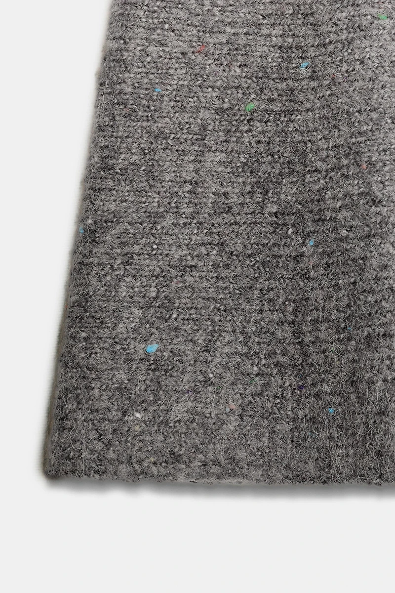 WOOL MINI SKIRT