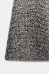 WOOL MINI SKIRT