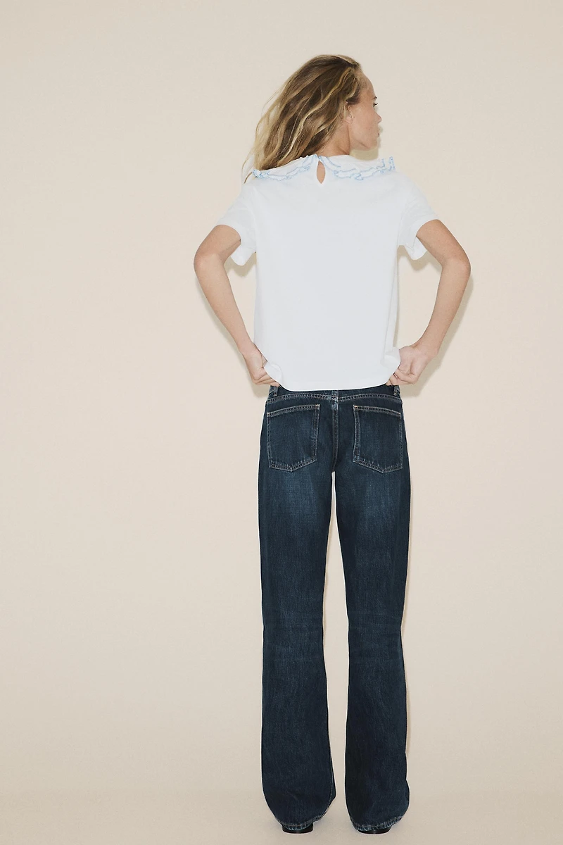 PETER PAN COLLAR T-SHIRT