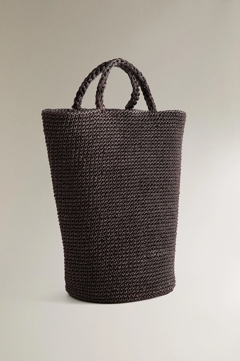 WOVEN EFFECT BAG