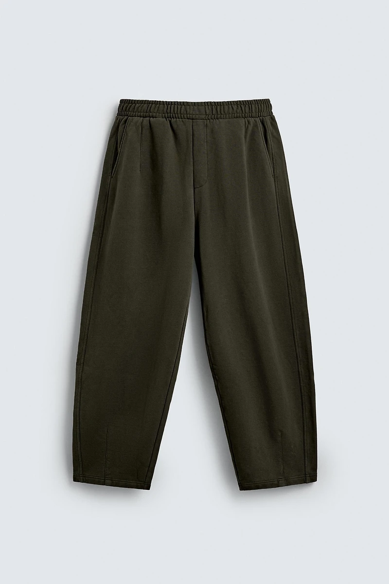 WASHED BALLOON FIT JOGGING PANTS