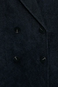 LONG WOOL BLEND COAT ZW COLLECTION LIMITED EDITION