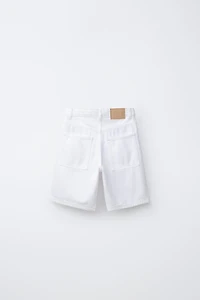 BERMUDA EN JEAN RELAXED BAGGY