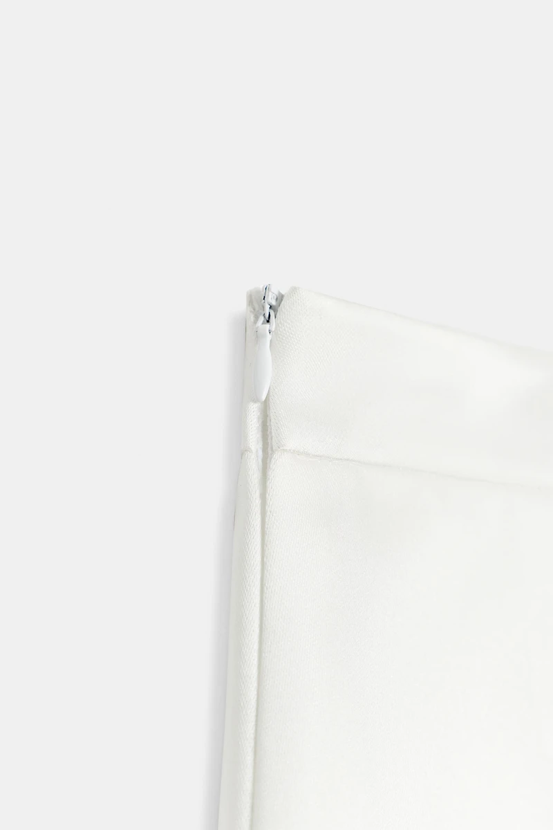 SATIN BARREL PANTS