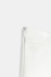 SATIN BARREL PANTS
