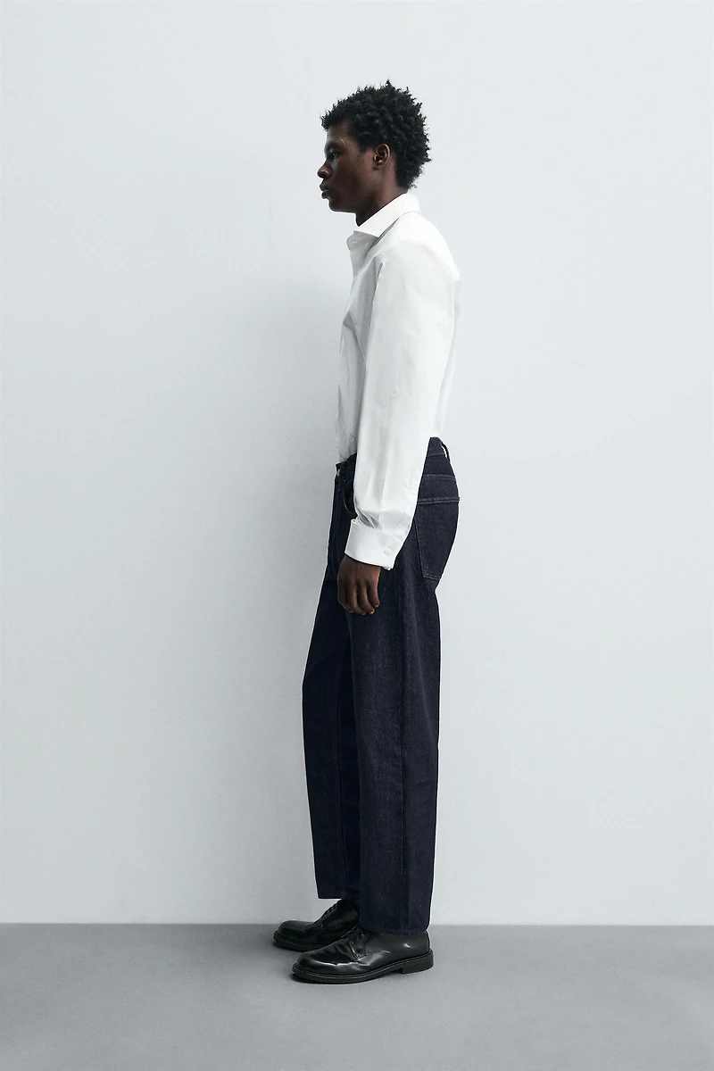 FRENCH CUFF TEXTURED SHIRT