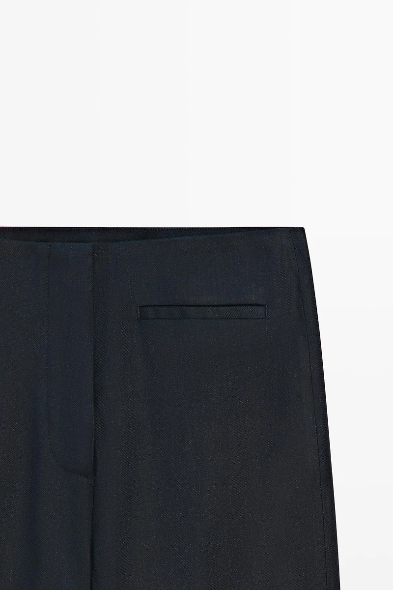 Lightweight linen blend pants