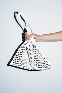 SAC SHOPPER EN CUIR POINTELLE