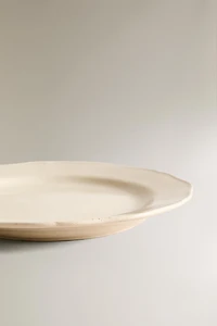 STONEWARE DESSERT PLATE
