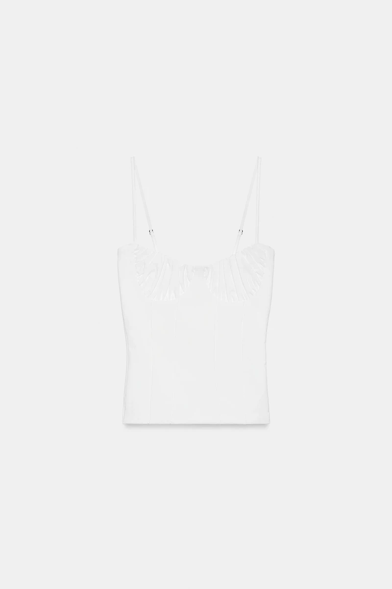 TOP STYLE CORSET À PLIS