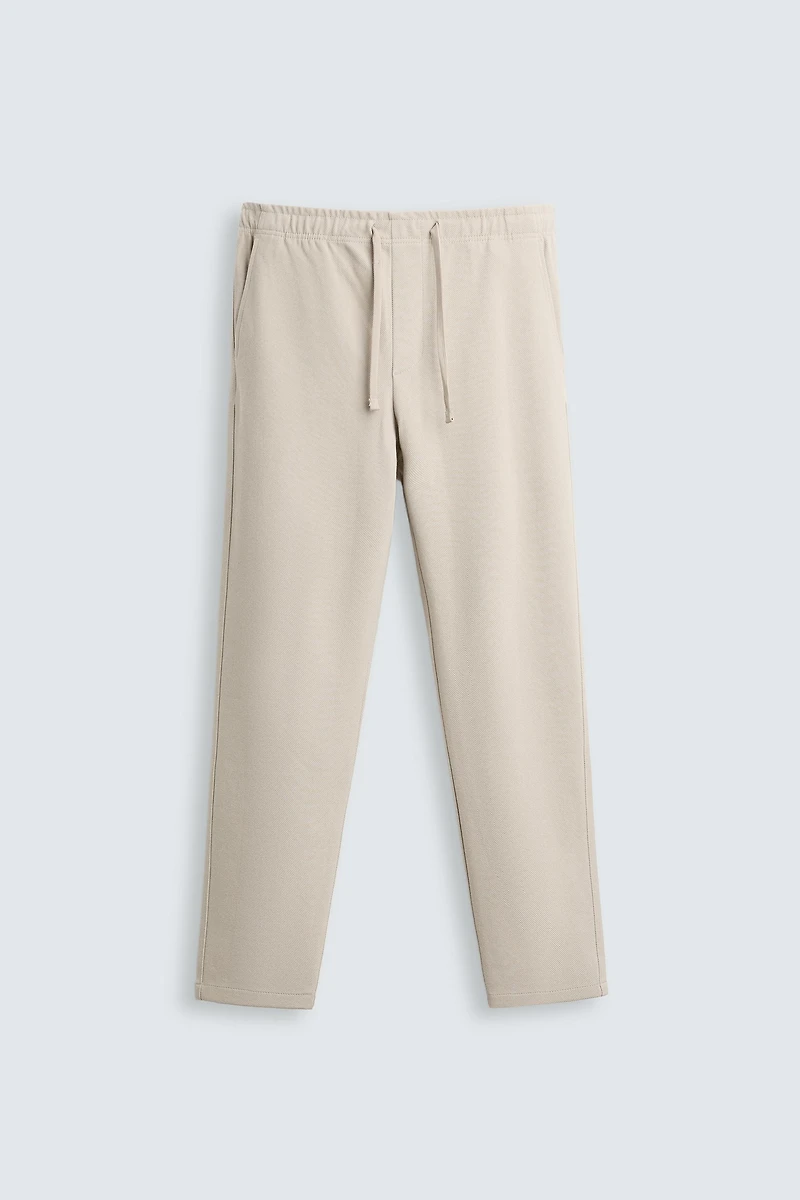 JOGGER WAIST STRETCH PANTS